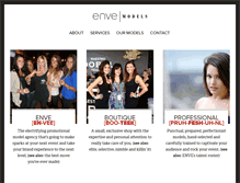 Tablet Screenshot of envemodels.com